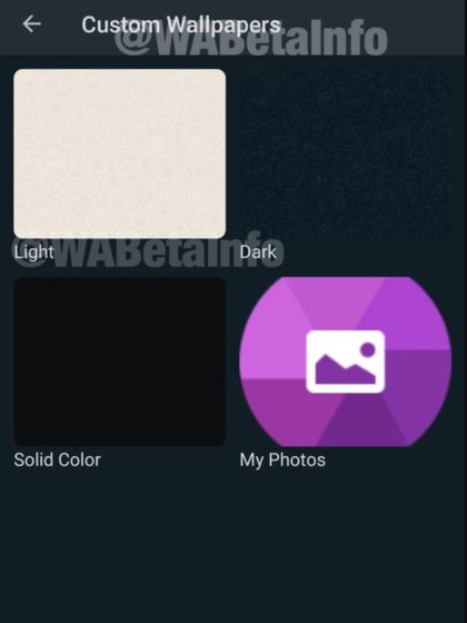 WhatsApp está trabajando para añadir una función para que los usuarios puedan  personalizar los fondos de pantalla de cada chat (WaBetaInfo).