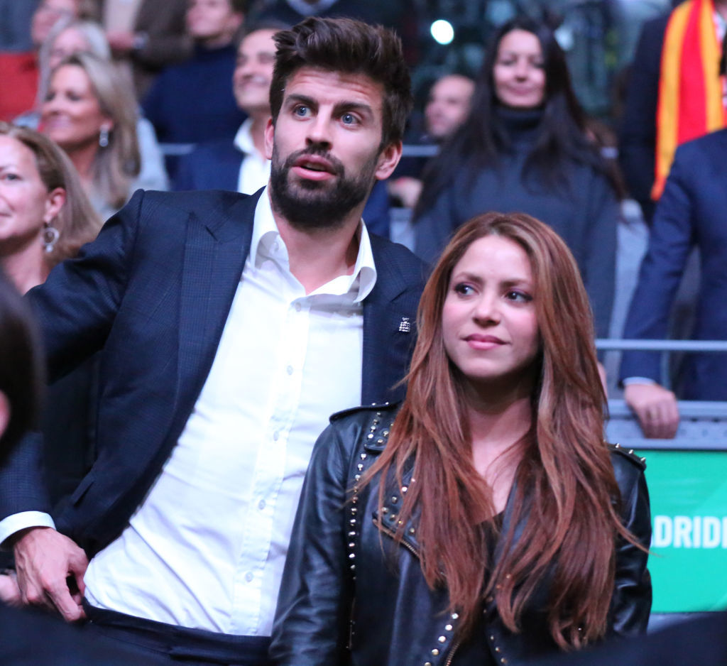 Piqué y Shakira, en la Copa Davis de 2019.