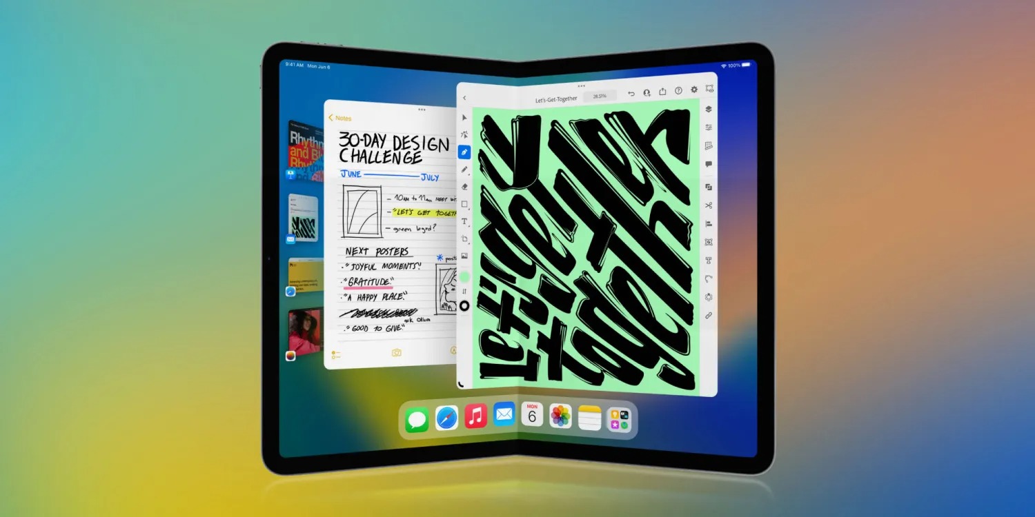 Apple planea el lanzamiento de un iPad plegable para el año 2024. (9to5Mac)