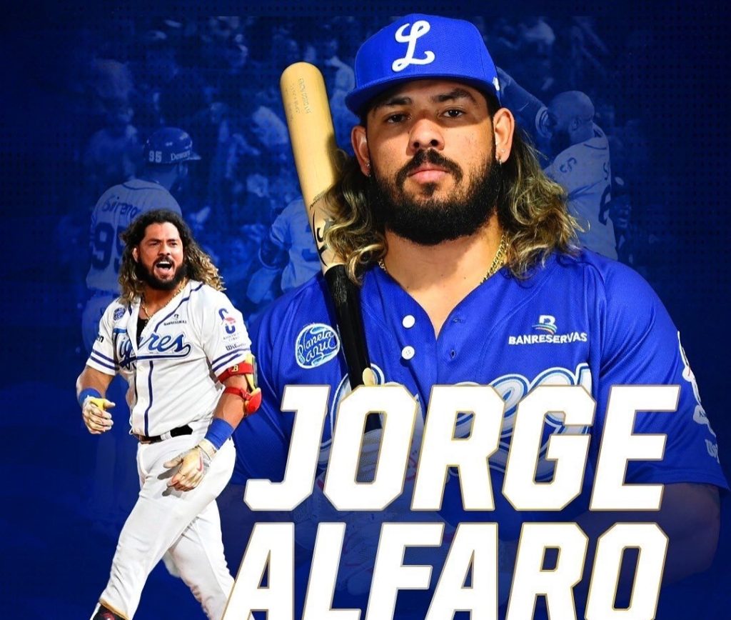 Jorge ❝Acuaman❞ Alfaro regresa como refuerzo del Licey