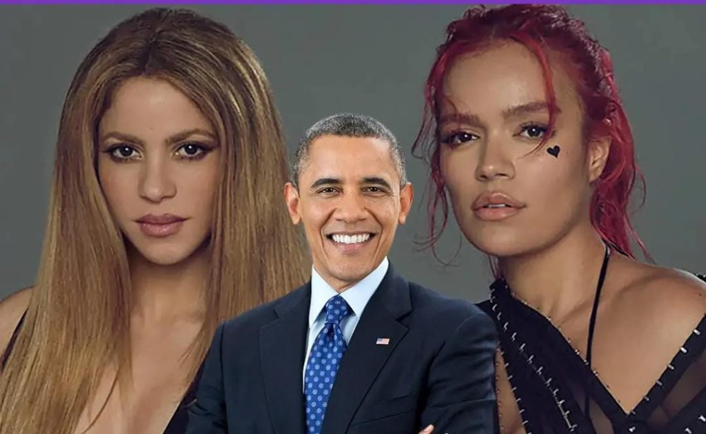 “TQG”, de Shakira y Karol G, primera en lista de canciones favoritas de Barack Obama 2023