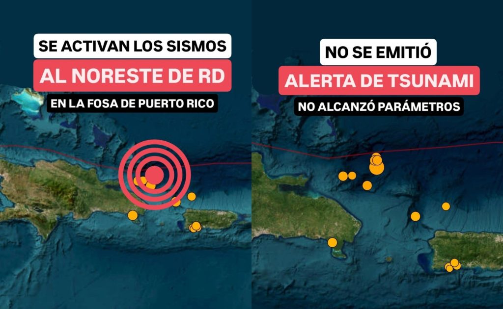 Ocho sismos RD